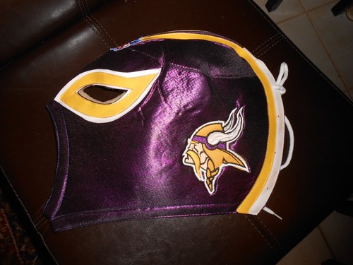 Minnesota Vikings WRESTLING LUCHADOR MASK - Picture 2 of 2