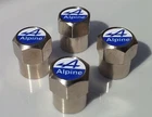 ALPINE CHROME ALLOY TYRE VALVE CAPS FOR TIRE VALVES