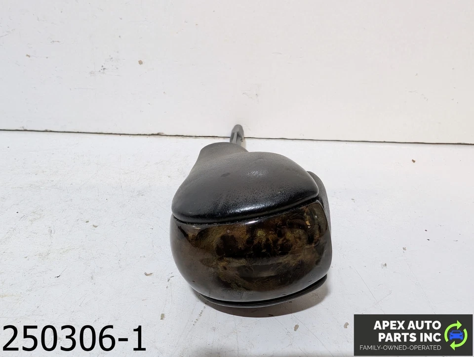 OEM 2004-2006 BMW X5 3,0 L selector de marchas automático perilla de cambio cuero negro Foto 2 de 4