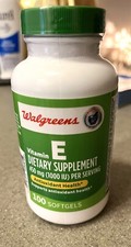 Vitamin E Softgel- 100 quantity. Walgreens br...