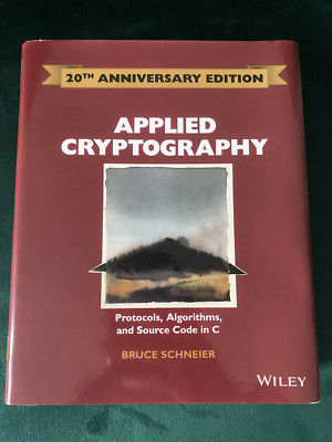 Libro Applied Cryptography Protocols, Algorithms and Source Code in C Schneier