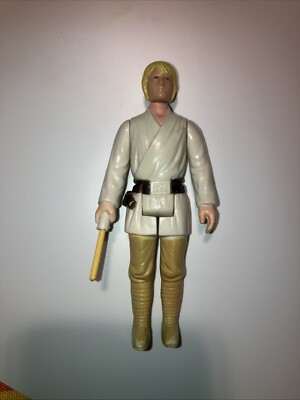 VINTAGE 1977 Kenner STAR WARS Farmboy LUKE SKYWALKER Action Figure ...