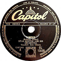 Stan Kenton And His Orchestra - Tampico / Eager Beaver (Shellac, 10'', Mono)