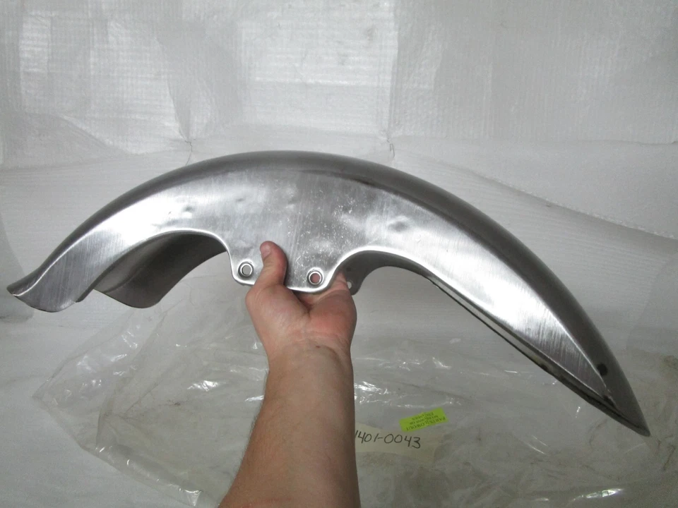 90-99 Harley Davidson FLSTF Fat Boy Softail Front Fender STEEL/UNPAINTED - Image 4 of 4