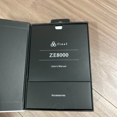 Final ZE8000 Bluetooth Wireless Earphones ANC 8K Sound Black High