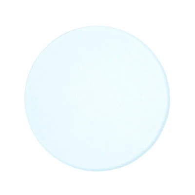 AmScope GP-95 3-3/4 Inch (95mm) Frosted Round Glass Plate for Stereo Microscopes
