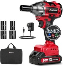 AVID POWER Cordless Impact Wrench, 1/2 Impact Gun w/Max Torque 330 ft lbs (450N.