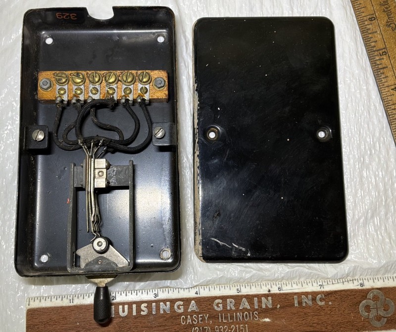 vintage ~WESTERN ELECTRIC 6017B~ antique TELEPHONE RAILROAD SWITCH old RR phone