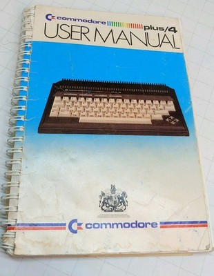 1984 Commodore Plus /4 Computer Handbuch Vintage