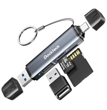  SD Card Reader, 5G Super Speed USB3.0 SD/TF Card USB3.0 A/M&C/M TO TF/SD/USBA