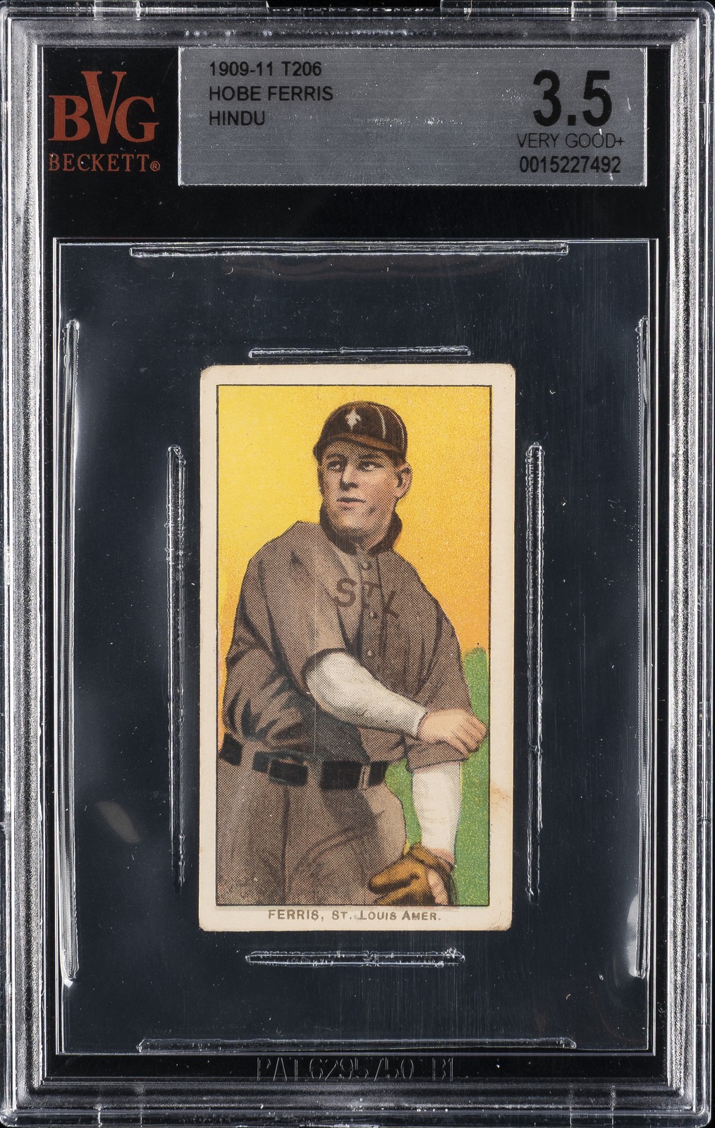 1909-11 T206 HINDU HOBE FERRIS BVG 3.5