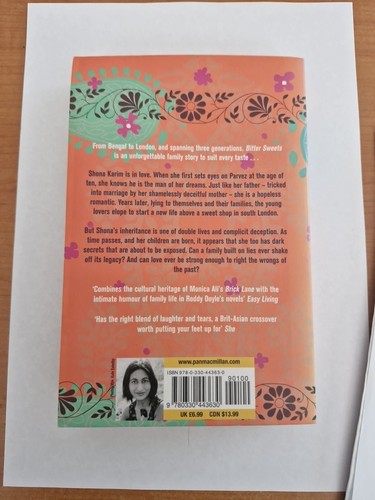 Bitter Sweets by Roopa Farooki (Paperback, 2007) - Foto 24 di 24