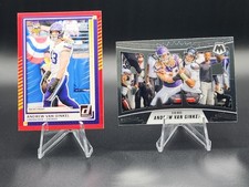 2025 Andrew Van Ginkel Press Proofs Red and Mosaic Bang! Vikings