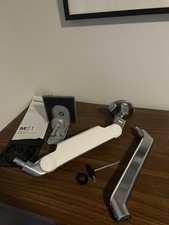 Humanscale M2.1 desk mount Monitor Arm Clamp Mount - Silver NEW