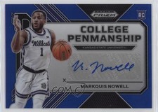 2023 Prizm Draft Picks College Penmanship Blue 2/149 Markquis Nowell Auto 1om7