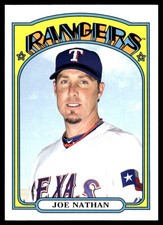 Joe Nathan 2013 Topps Archives #11 Rangers MLB READ FREE SHIPPING AutographDen