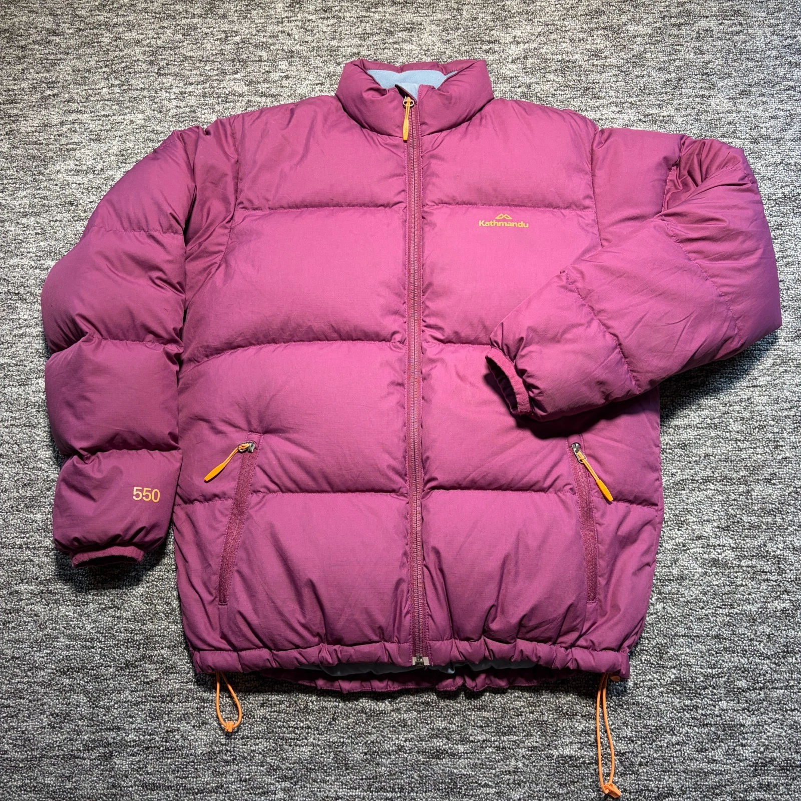 Kathmandu Down Jacket Kids Size 8-10 Years Old Purple Pertex 550 Duckdown Puffer