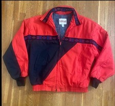 Saddlebrook Blanket Lined Western Wear Red Bomber Jacket Men’s L Vintage USA