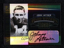 2006 Playoff Contenders Award Winners Signatures Johnny Lattner John Auto vb2