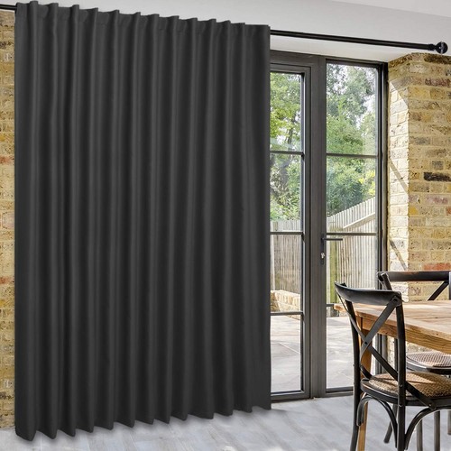 Patio Sliding Door Curtains - Extra Wide Curtains for Glass Door, Privacy Roo...