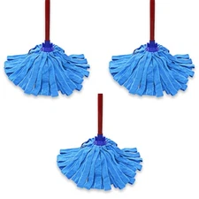 Microfiber Cloth Mop Head Replacement, String Mop Refills Screw onto All Stan...