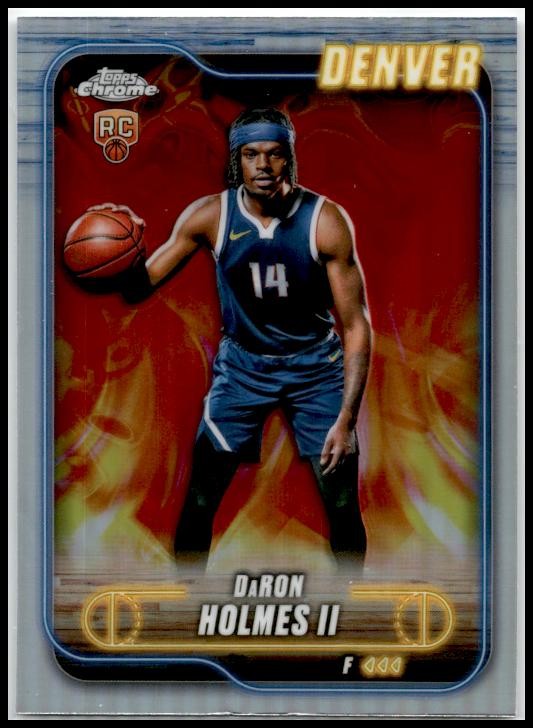 2024-25 Topps Chrome Prism Refractor #195 DaRon Holmes II Rookie