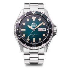 ORIENT Mako Automatic Diver's Watch Men's Green RN-AA0811E Width:41.8millimeters