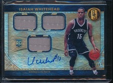 2016/17 PANINI GOLD STANDARD ISAIAH WHITEHEAD RC PATCH AUTO 74/99