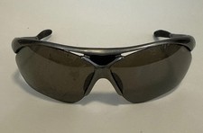 VTG Bolle Parole 754 208 Sport Wrap Sunglasses Black Gray Lens FRAMES ONLY AS IS