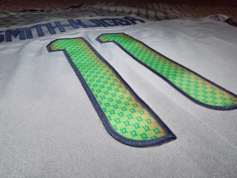 Jaxon Smith-Njigba #11 Seattle Seahawks RIVALRY Jersey Mens - Image 3 of 4