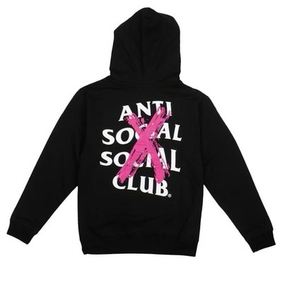 Anti Social Social Club Cancelled Hoodie In Black - Sz Medium Brand New With Tag