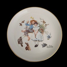 Norman Rockwell Spring Duet Gorham China Plate Bowl Mug Set