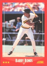1988 Score #265 Barry Bonds