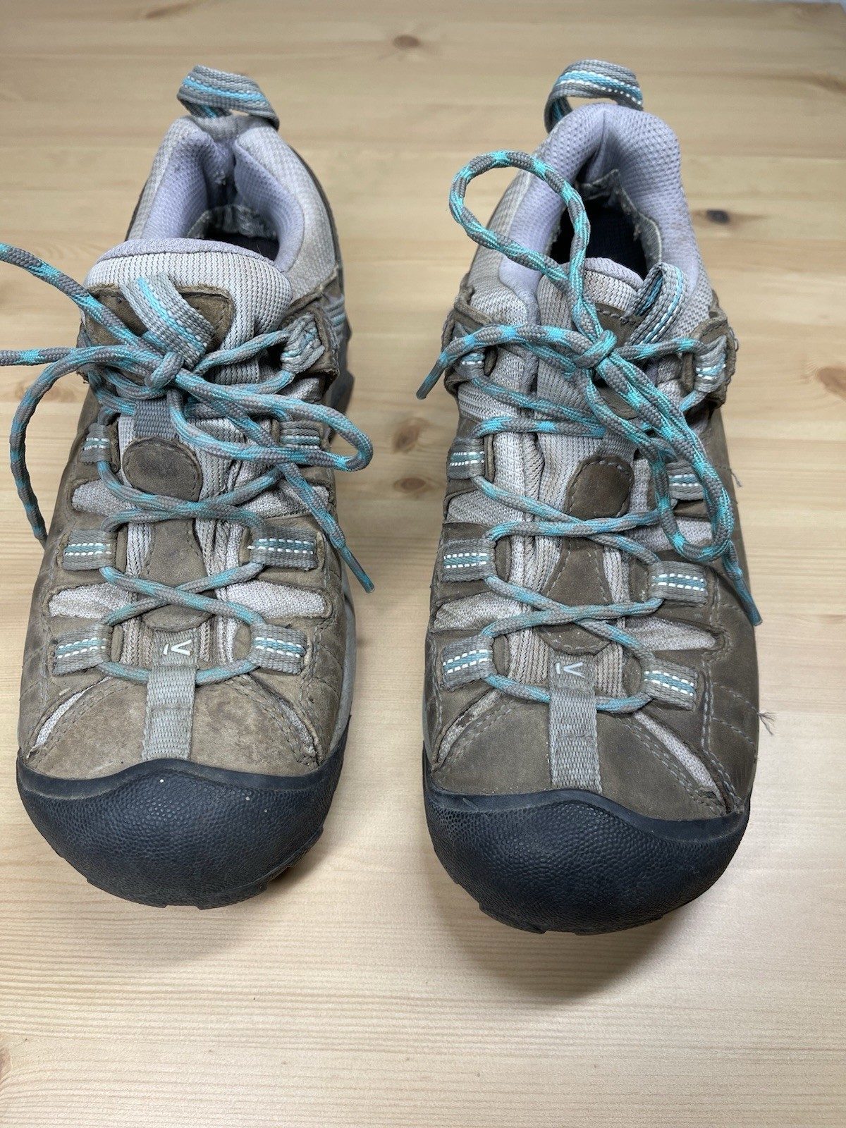 Scarpe da trekking impermeabili Keen Dry Targhee II marroni da donna US 8