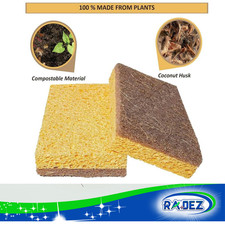 Cleaning Sponge Washing up Eco friendly Sponge Biodegradable For Dish 10 Pack