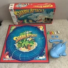 Vintage 1988 Milton Bradley Shark Attack Motorized Board Game Complete Tested