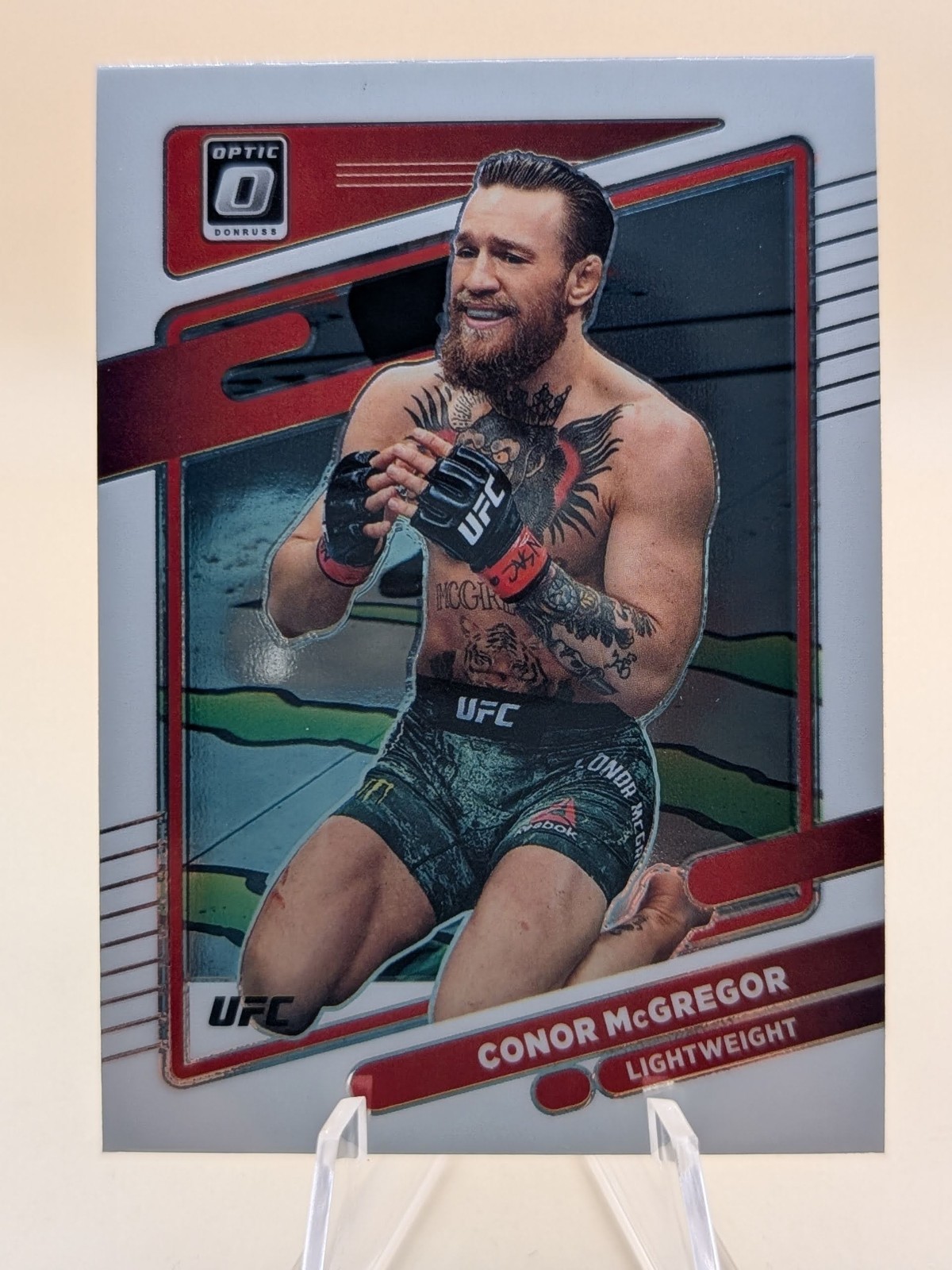 2022 Panini Donruss Optic UFC Conor McGregor card #75 Lightweight