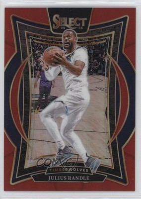 2024-25 Panini Select Concourse Red Prizm 3/199 Julius Randle #45 ne1