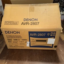 Denon AVR-2807 AL24 Processing Plus 7.1 Channel Surround Sound Receiver Open Box