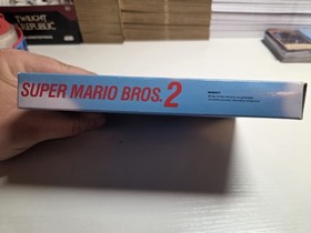 Super Mario Bros 2  NES 3 Screw Rev-A Cib Minty Box 🔥 