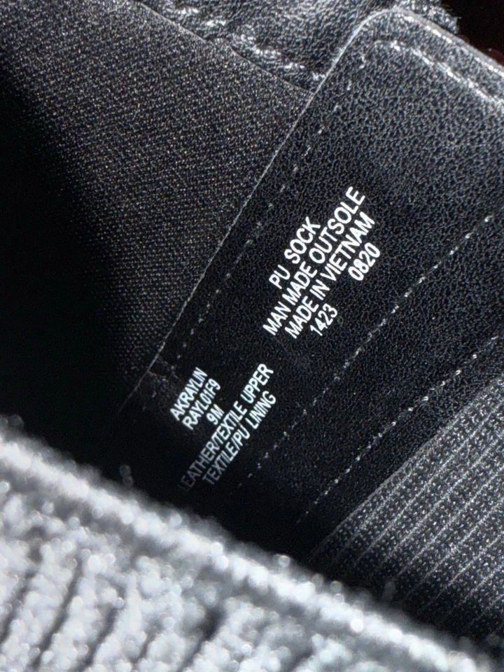 EE. UU. 9 ❤️ Anne Klein Mujer Bloque Tacón Medio 2.8” Negro Tobillo Cuero Elegante Foto 2 de 4