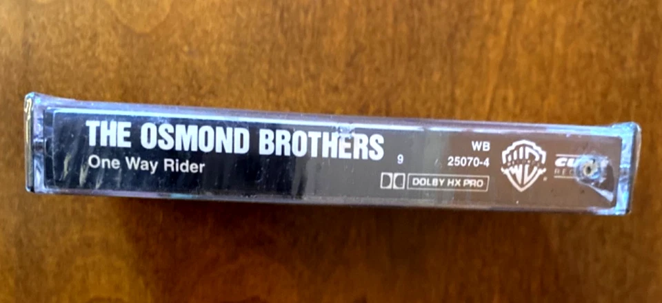 The Osmond Brothers ONE WAY RIDER Cassette Tape 1982 Rare SEALED Brand New - Image 2 of 4