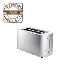ZWILLING Enfinigy 2 Long Slots Toaster Silver Convenient NEW FREE SHIPPING US