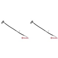 2X Brembo BremsschlÄUche Hinten Passend FüR Land Rover Freelander
