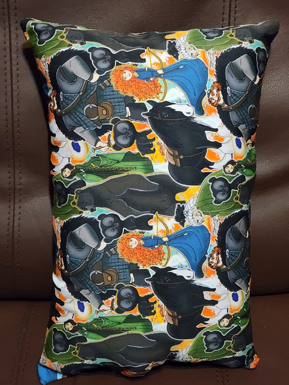 Handmade Disney Brave Princess Bear Travel Pillow 13x9 Inches