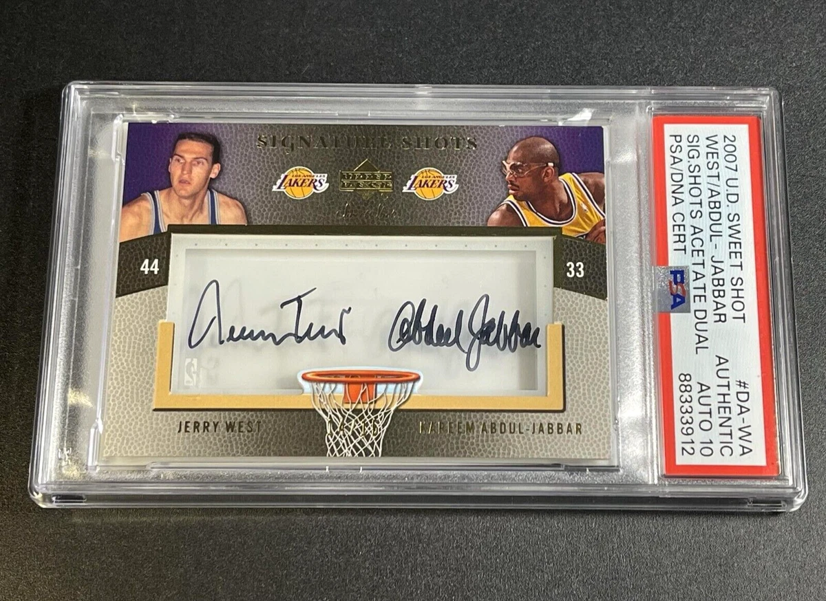 Upper Deck Jerry West Basketball Autographed Sports Trading Cards