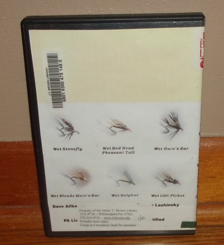 WET FLY WATERGUIDES-Trout Fishing-DAVE ALLBAUGH-GEORGE LASHINSKY-Very Rare DVD! - Picture 3 of 3