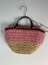 Serpui Marie Woven Straw Hat Summer Bag