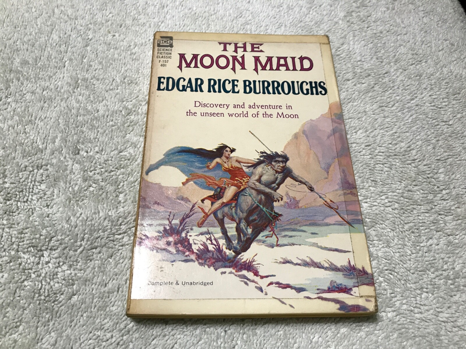 THE MOON MAID Edgar Rice Burroughs vintage Ace paperback book | eBay