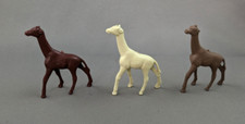 Marx Baby Giraffes Circus Plastic Vintage Jungle Wild Animals Playset Lot of 3